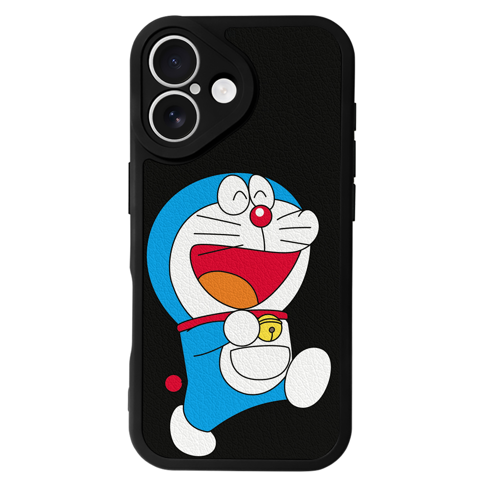 （画像用） ドラえもん Doraemon 【iPhone 16シリーズ対応】シリコンスマホケース（レザー調） 材質：シリコン
